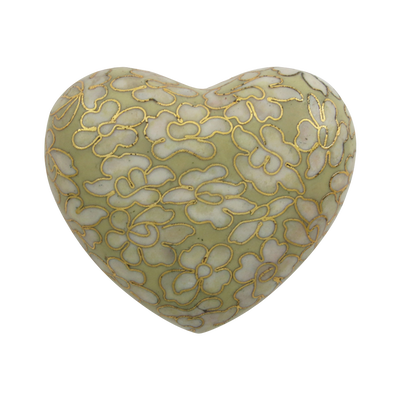 Opal Cloisonne Heart
