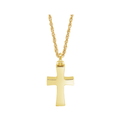 Small Cross IP plated