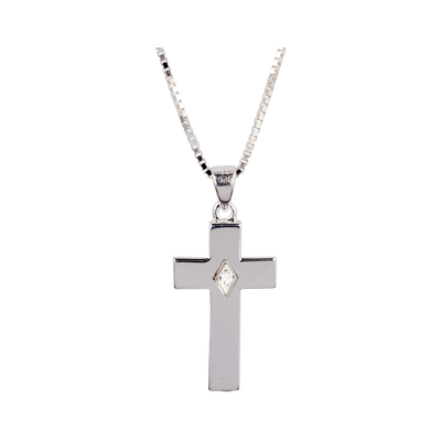 Cross w/CZ Stone