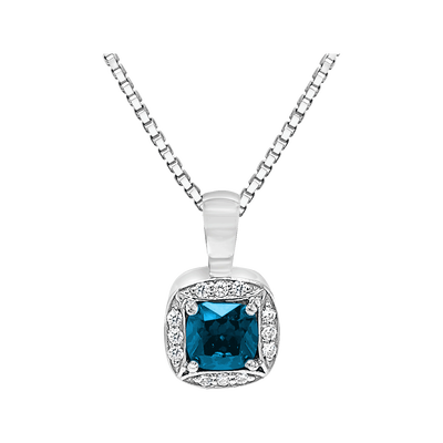 Square w/September Birthstone