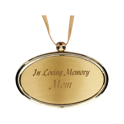 Gold Oval Charm