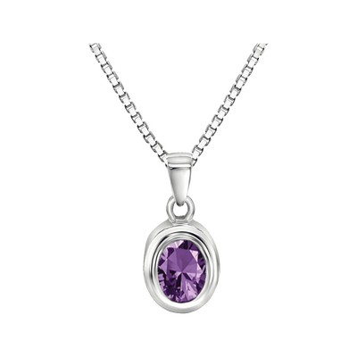 Oval w/June Birthstone