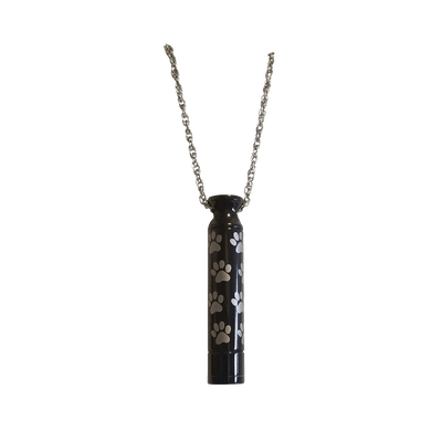 Paw Print Cylinder - Black