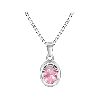Oval w/October Birthstone