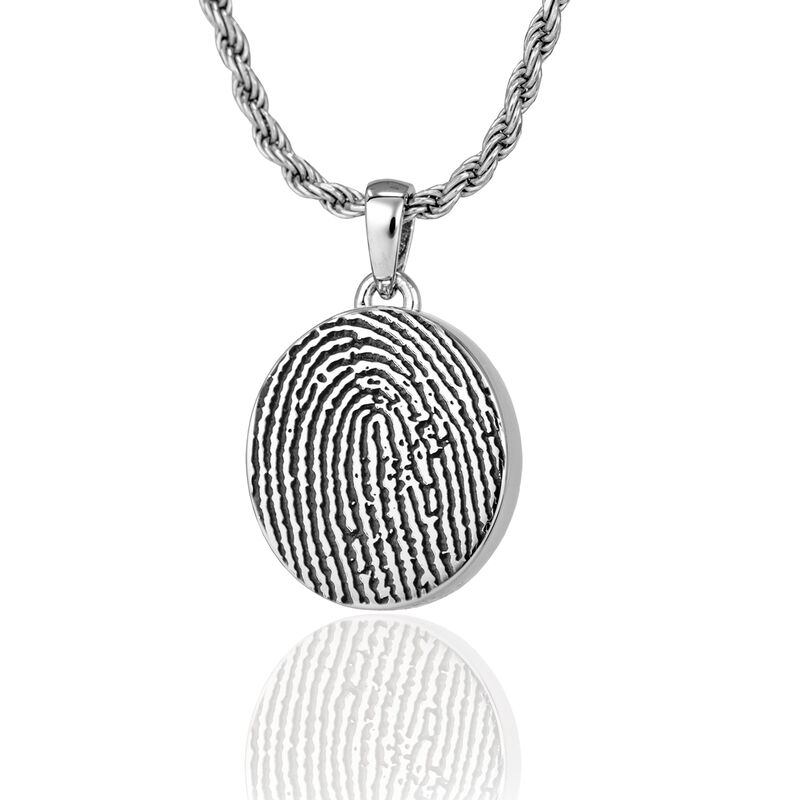 Petite 14K WGold Oval w/ Chamber