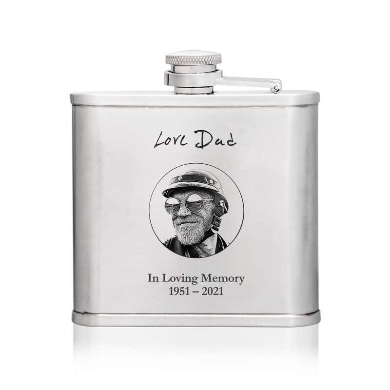 Stainless Steel Flask w/Shot Glass