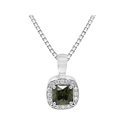 Square w/August Birthstone