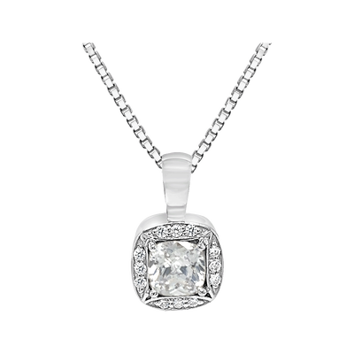 Square w/April Birthstone