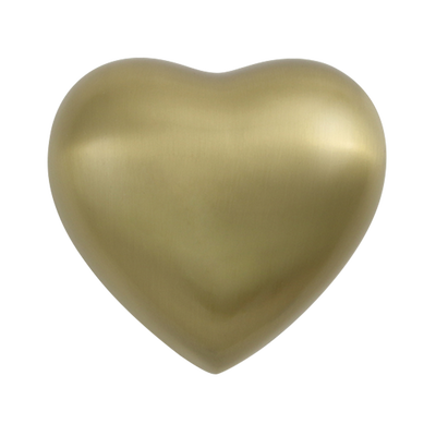 Brushed Bronze Heart