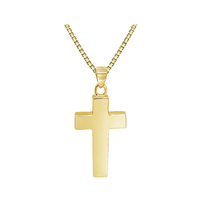 Plain Cross - Gold Plated