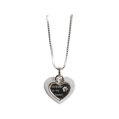 Heart with Verse & Paw Prints