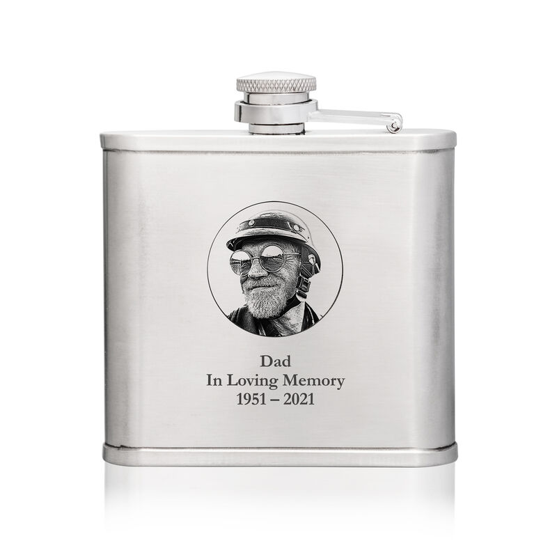 Stainless Steel Flask w/Shot Glass