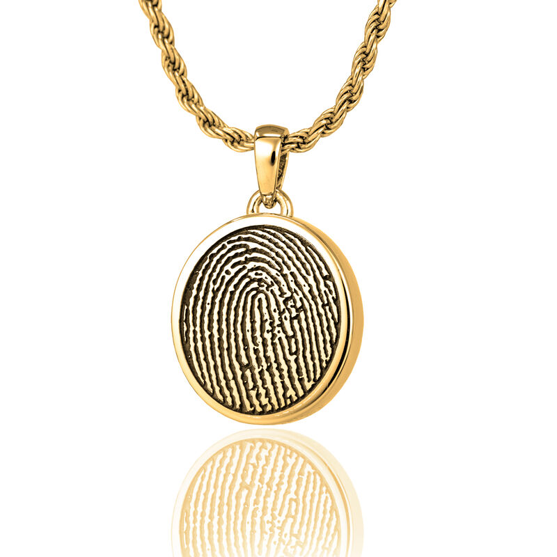 Petite 14K YGold Oval w/ Chamber