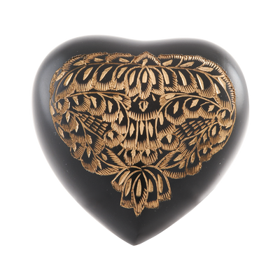 Midnight Ornate Heart