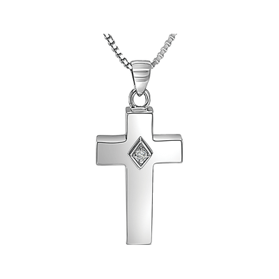 Cross w/CZ Stone