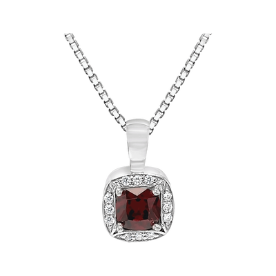 Square w/January Birthstone