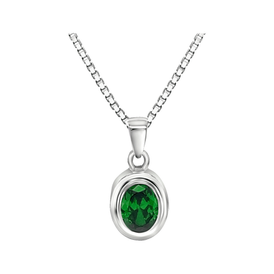 Oval w/May Birthstone
