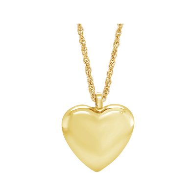 Large Heart IP plated