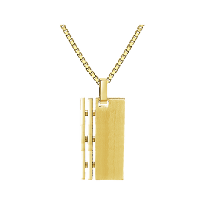 Rectangle - Gold Plated