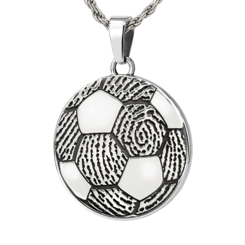 Full Print - Stainless Steel Without Chamber Pendant