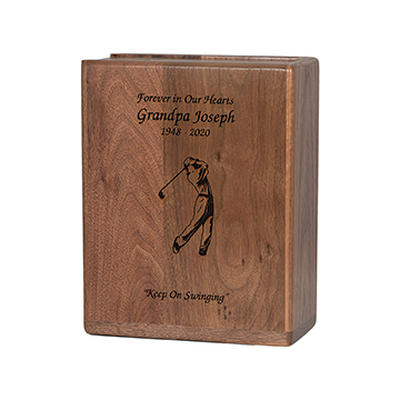 Walnut Scattering Urn