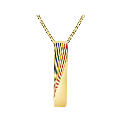 Pride Rectangle - Gold Plated