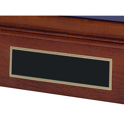 Black on Brass Nameplate