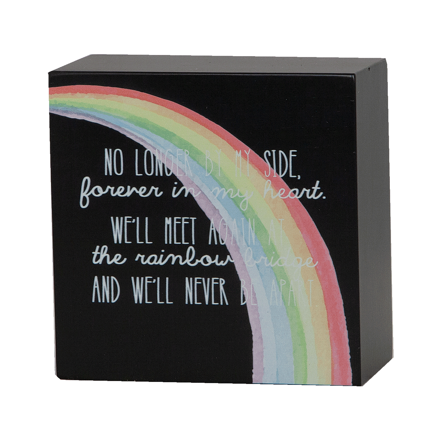 Rainbow Bridge Box Urn - Black, , large image number null