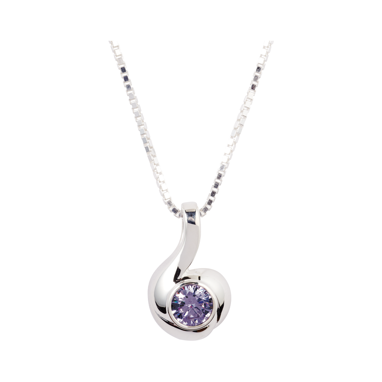 Swirl w/February Birthstone, , large image number null