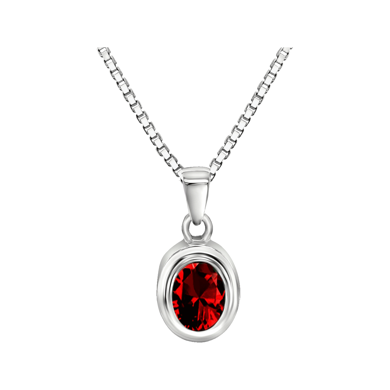 Oval w/January Birthstone, , large image number null