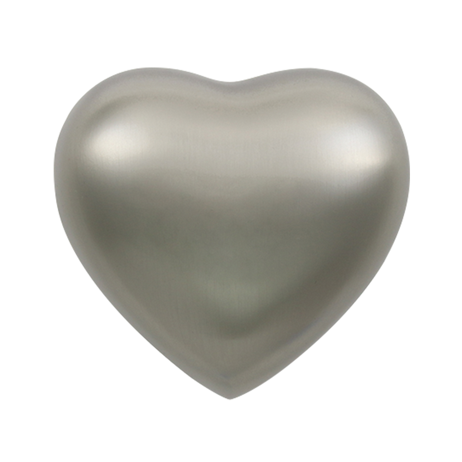 Brushed Pewter Heart, , large image number null