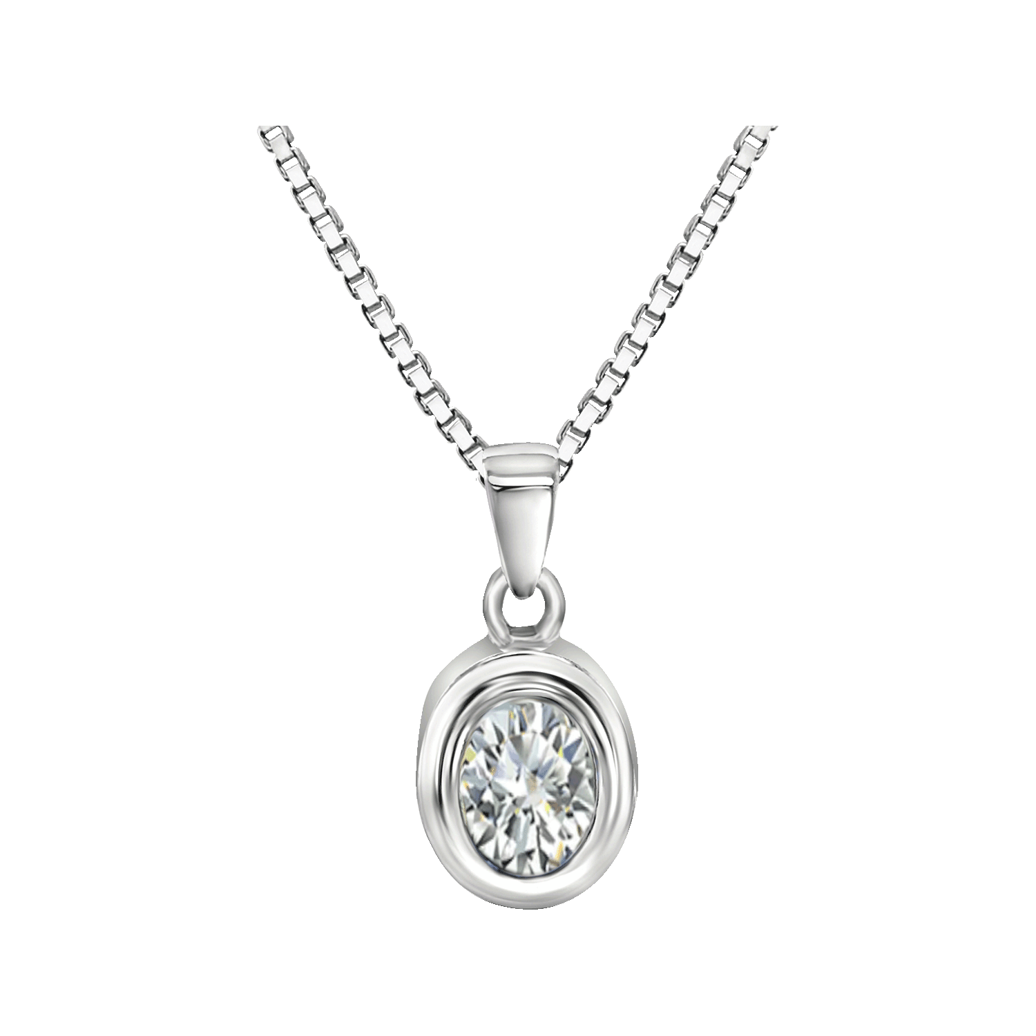 Oval w/April Birthstone, , large image number null