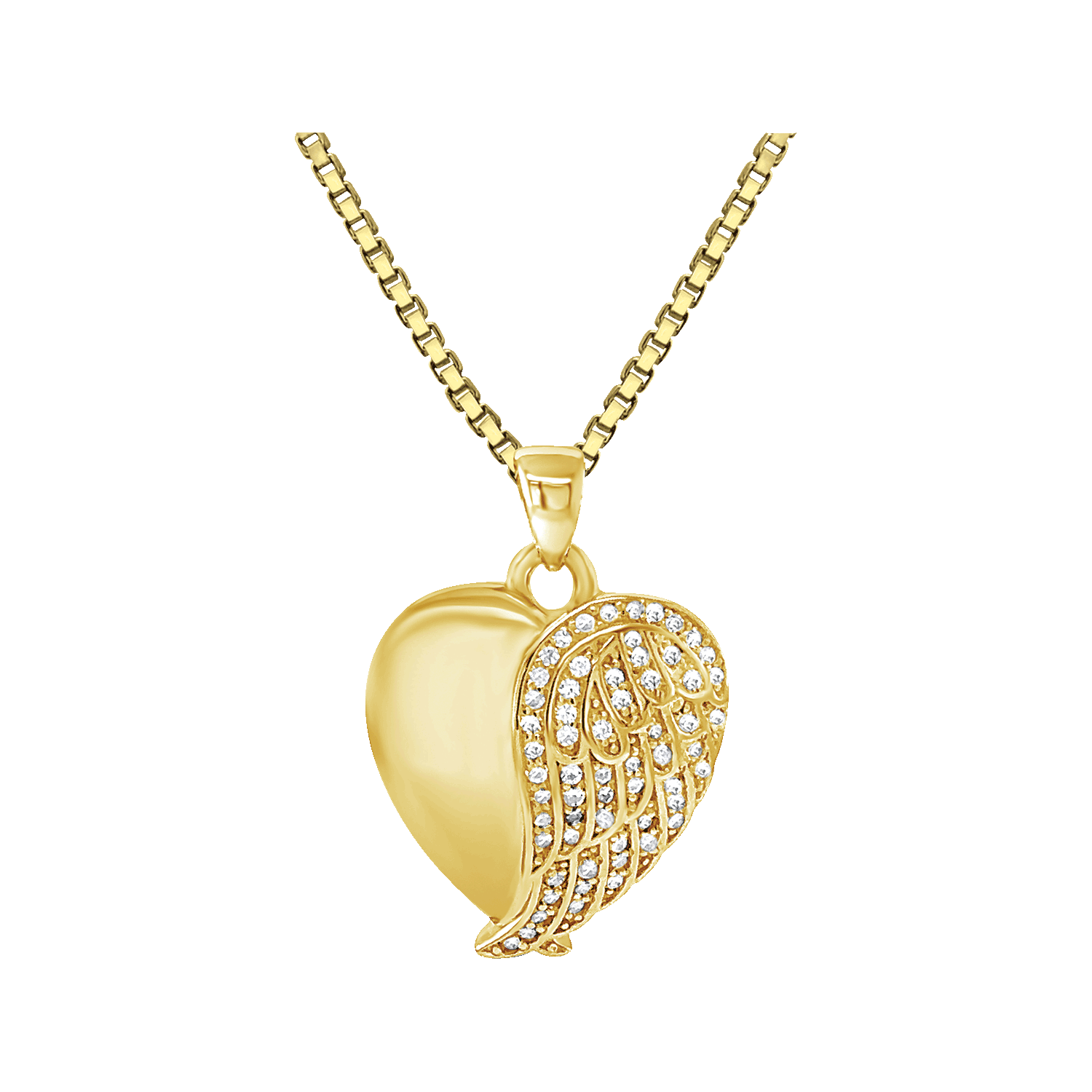 Heart Wings - Gold Plated, , large image number null