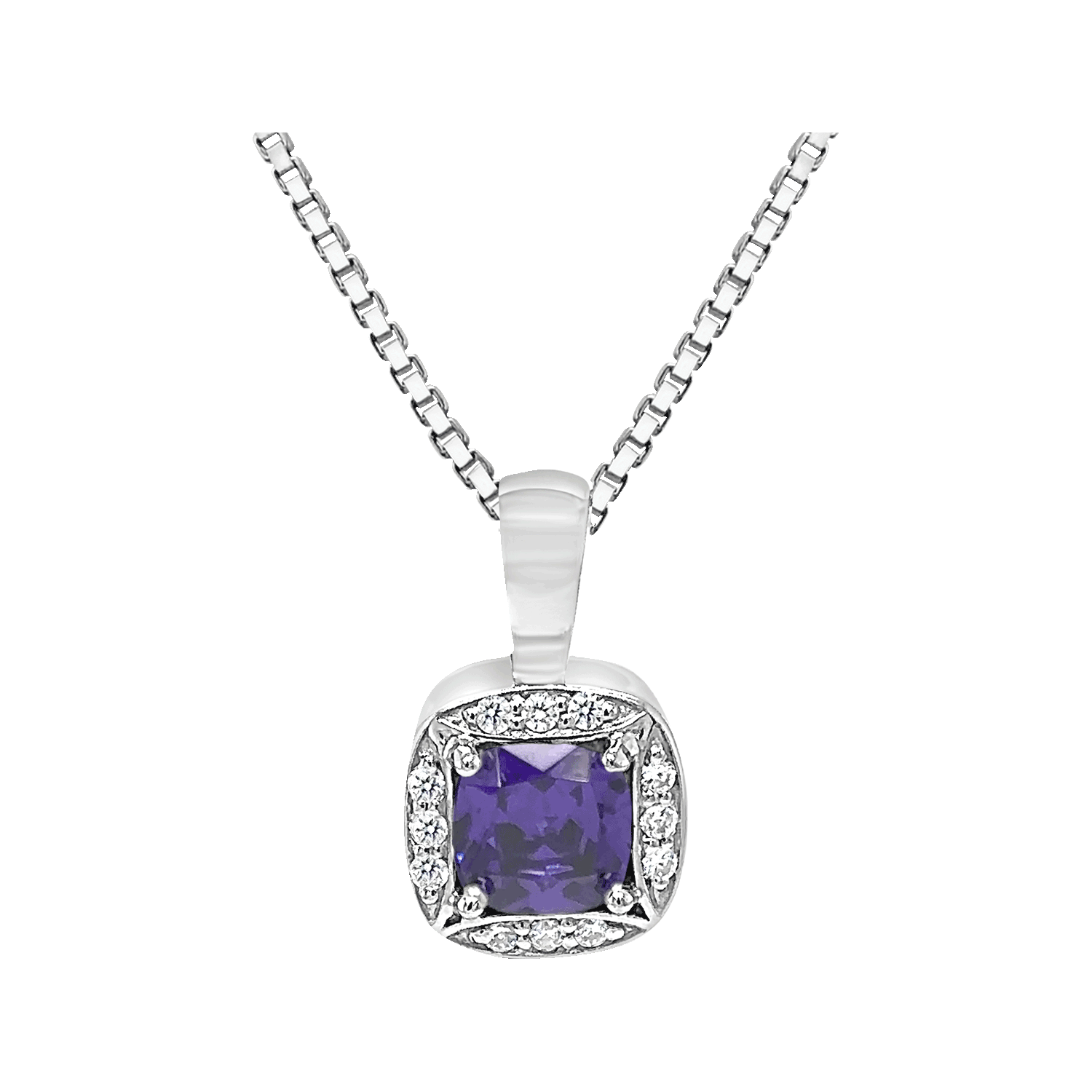 Square w/February Birthstone, , large image number null