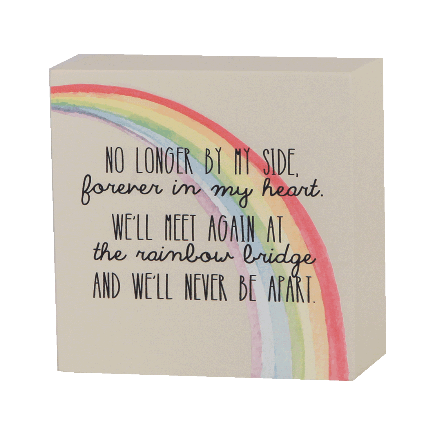 Rainbow Bridge Box Urn - Ivory, , large image number null