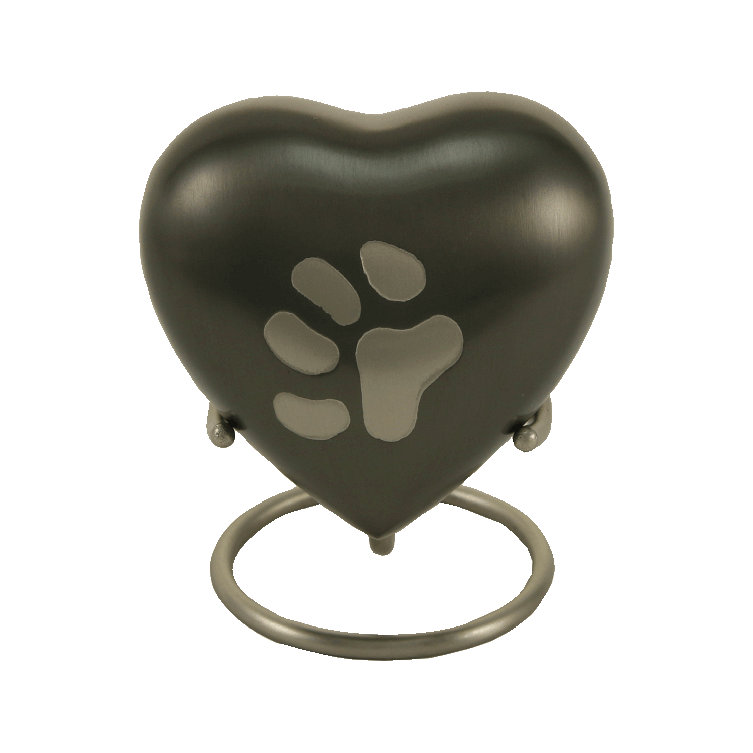 Single Paw Heart - Grey, , large image number null