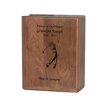 Walnut Scattering Urn, , large image number null