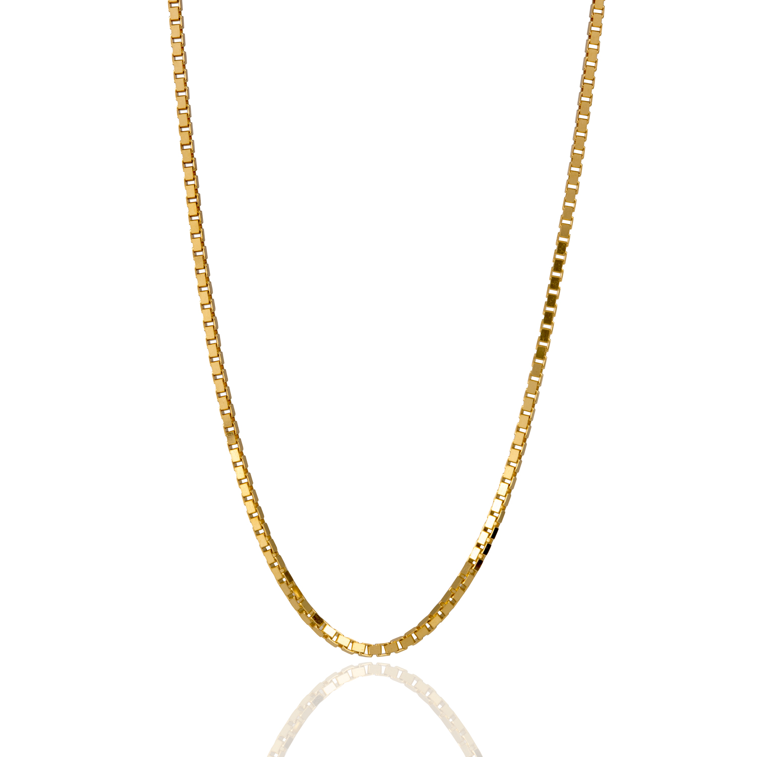 Yellow Gold Box Chain image number null