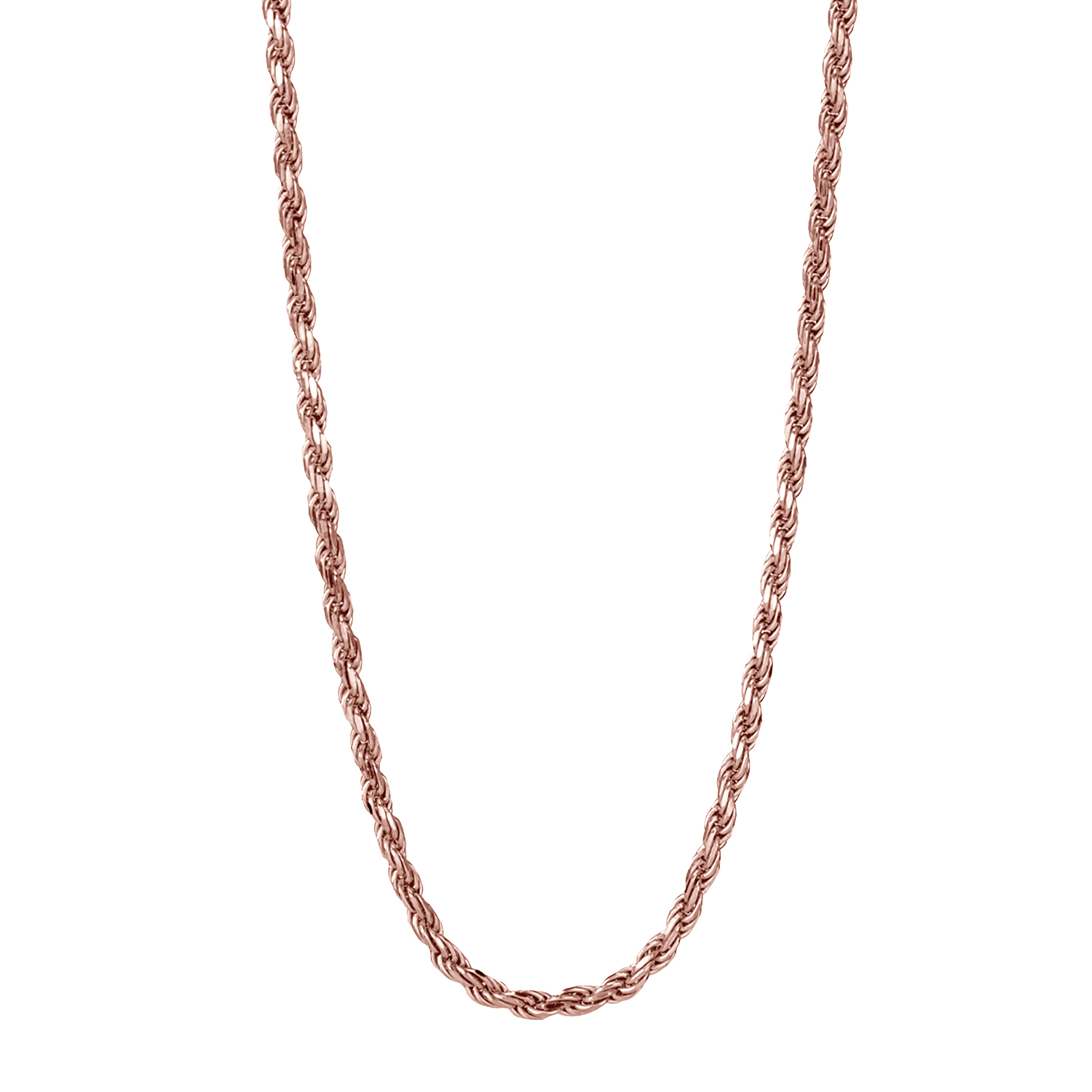 Rose Gold-plated Rope Chain image number null